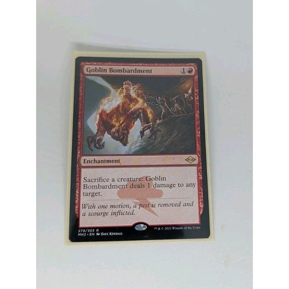 ​MTG  Lot of Six: Goblin Bombardment, Rhythm of the Wild, Lightning Bolt & More